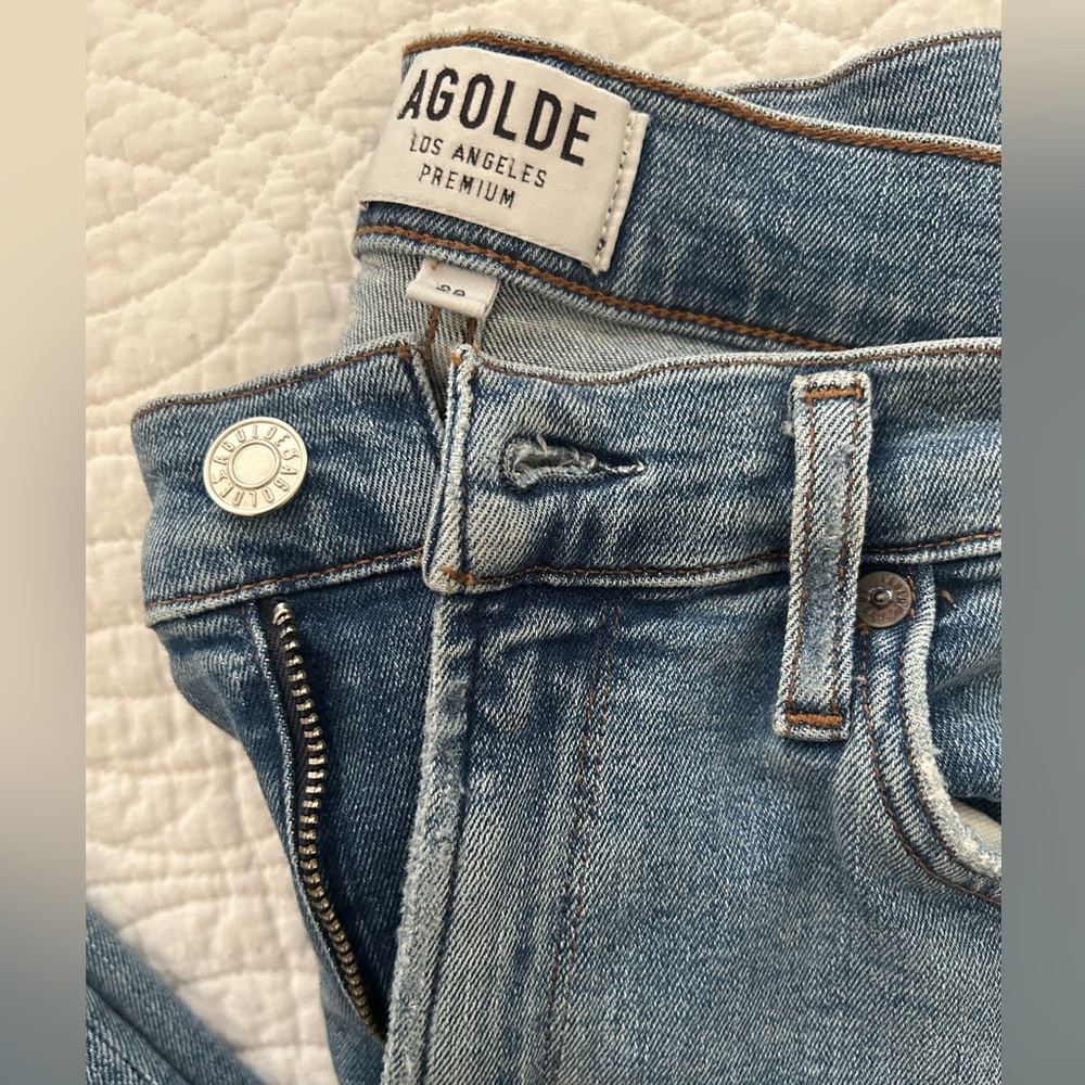 Agolde Sophie High Rise Skinny Jeans - Picture 2 of 14